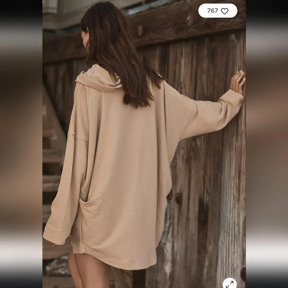 New Free People‎ Oakley Tunic In Wheat Small